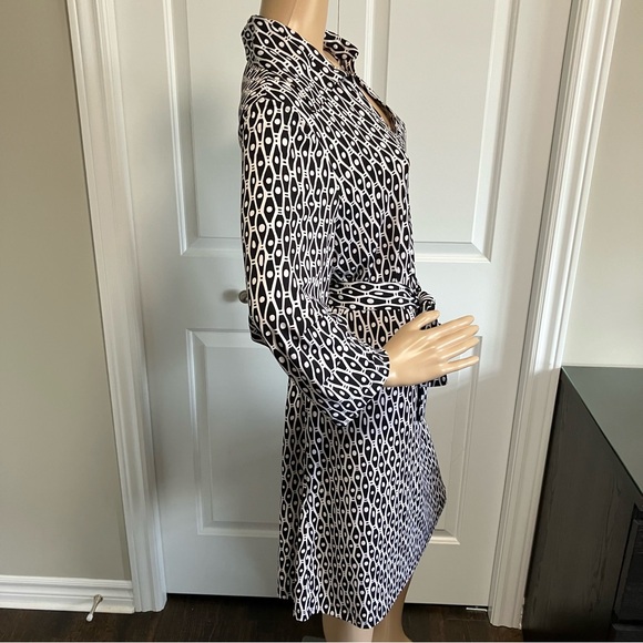 DS Italy | Black & White midi dress - Picture 4 of 12